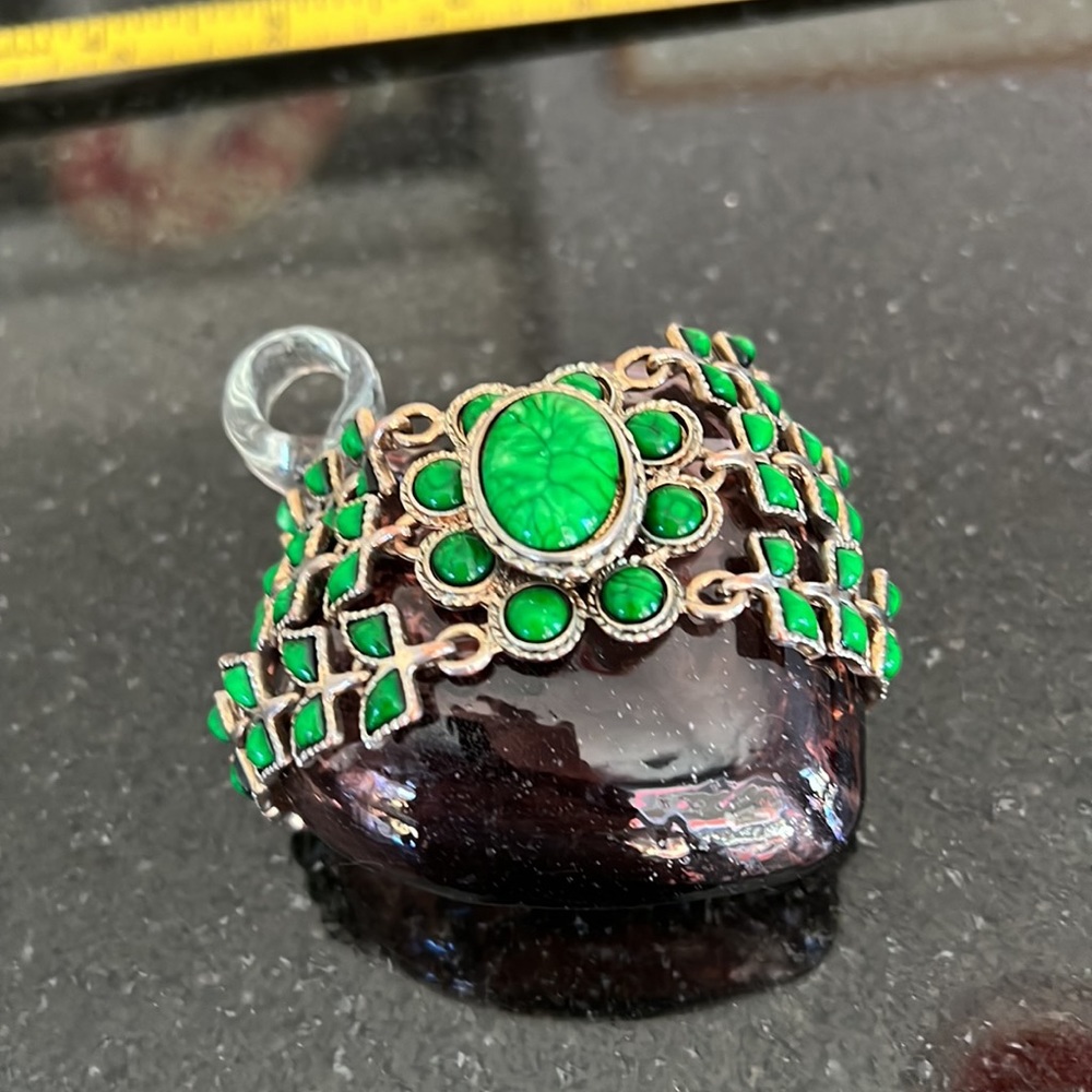 Emerald green bracelet